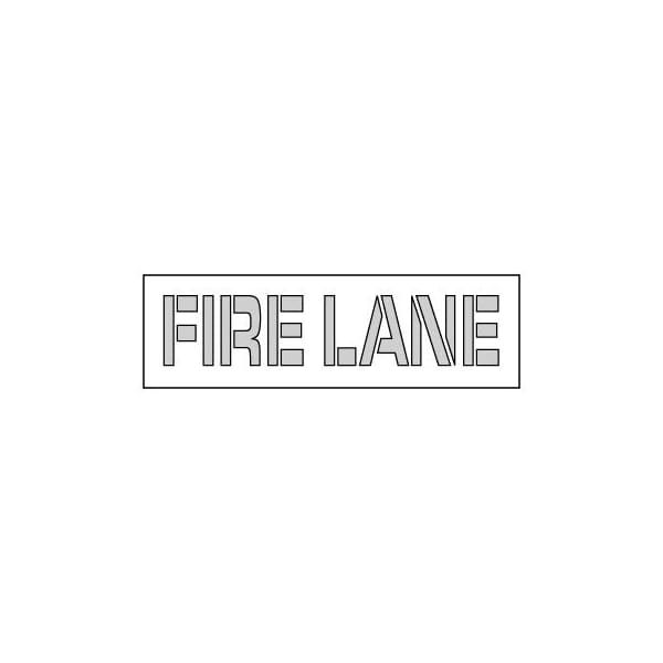 Parking Lot Stencil 61x8 - Fire Lane